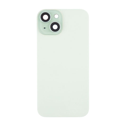 iPhone 15 Plus Baksida Glas med Magnet och Kameralins - Grön