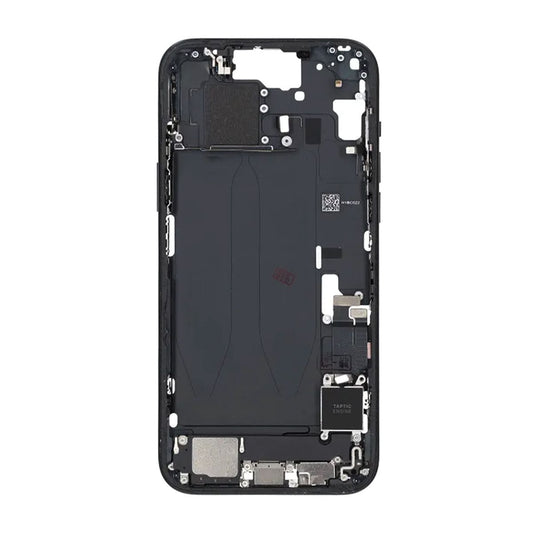 Mittenram med smådelar för iPhone 15 Plus - Svart OEM