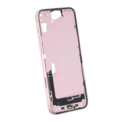 Mittenram med smådelar för iPhone 15 Plus - Rosa OEM