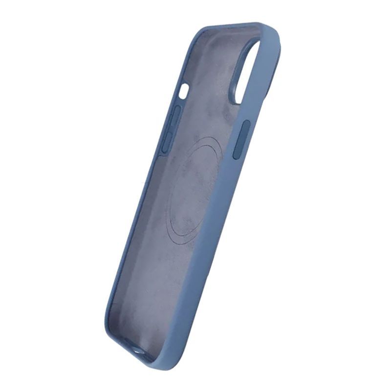 iPhone 15 Plus Silikonskal Rvelon MagSafe - Blå