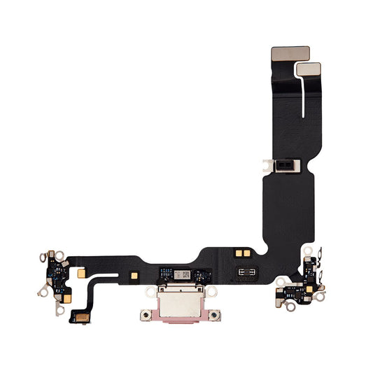 iPhone 15 Plus Charging Connector Flex Cable Pink Original