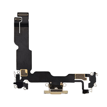 iPhone 15 Plus Charging Connector Flex Cable Yellow Original