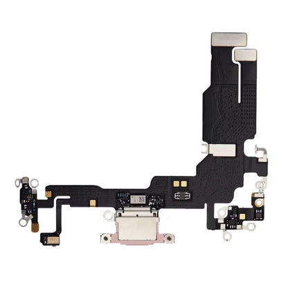 Laddkontakt med Flexkabel till iPhone 15 Plus - Rosa
