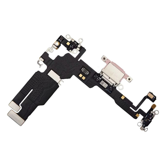 Laddkontakt med Flexkabel till iPhone 15 Plus - Rosa