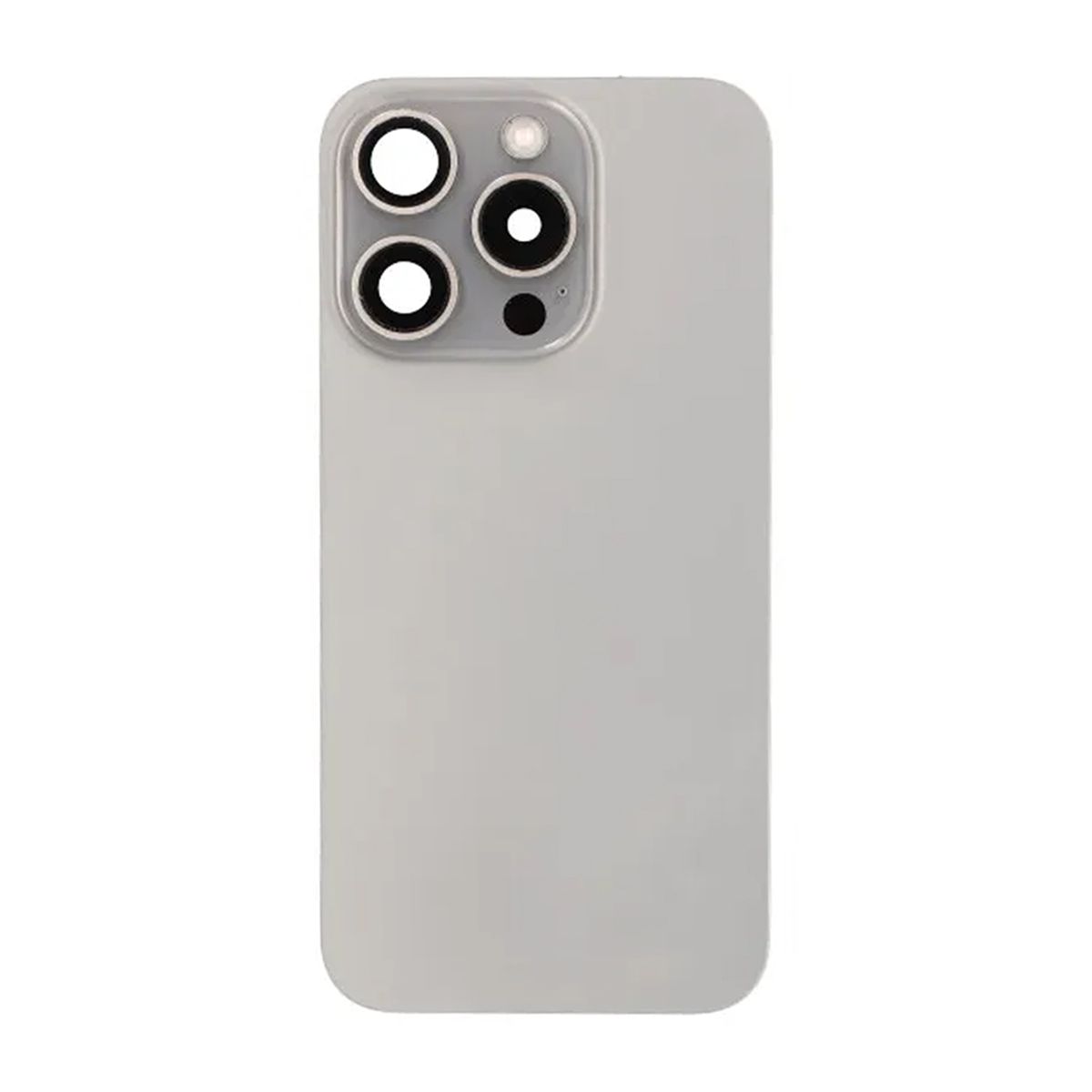 iPhone 15 Pro Back Cover Glass Original Natural Titanium