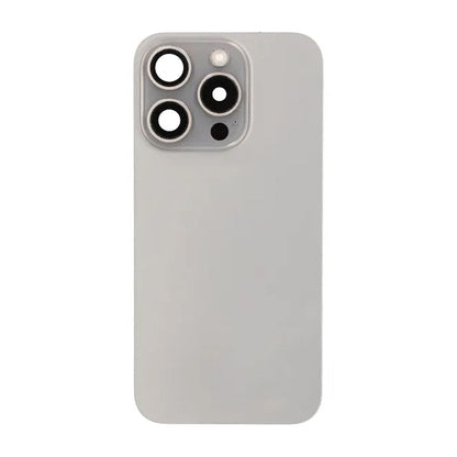 iPhone 15 Pro Back Cover Glass Original Natural Titanium
