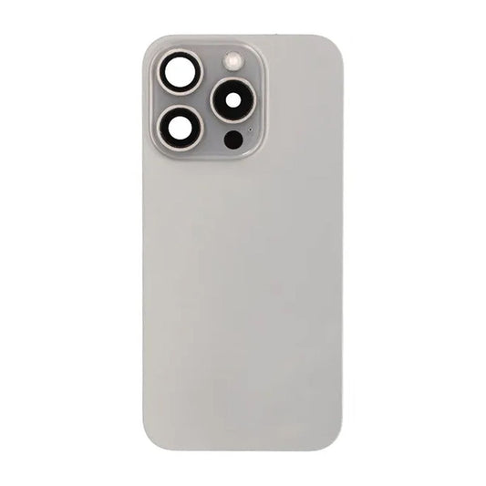 iPhone 15 Pro Back Cover Glass Original Natural Titanium