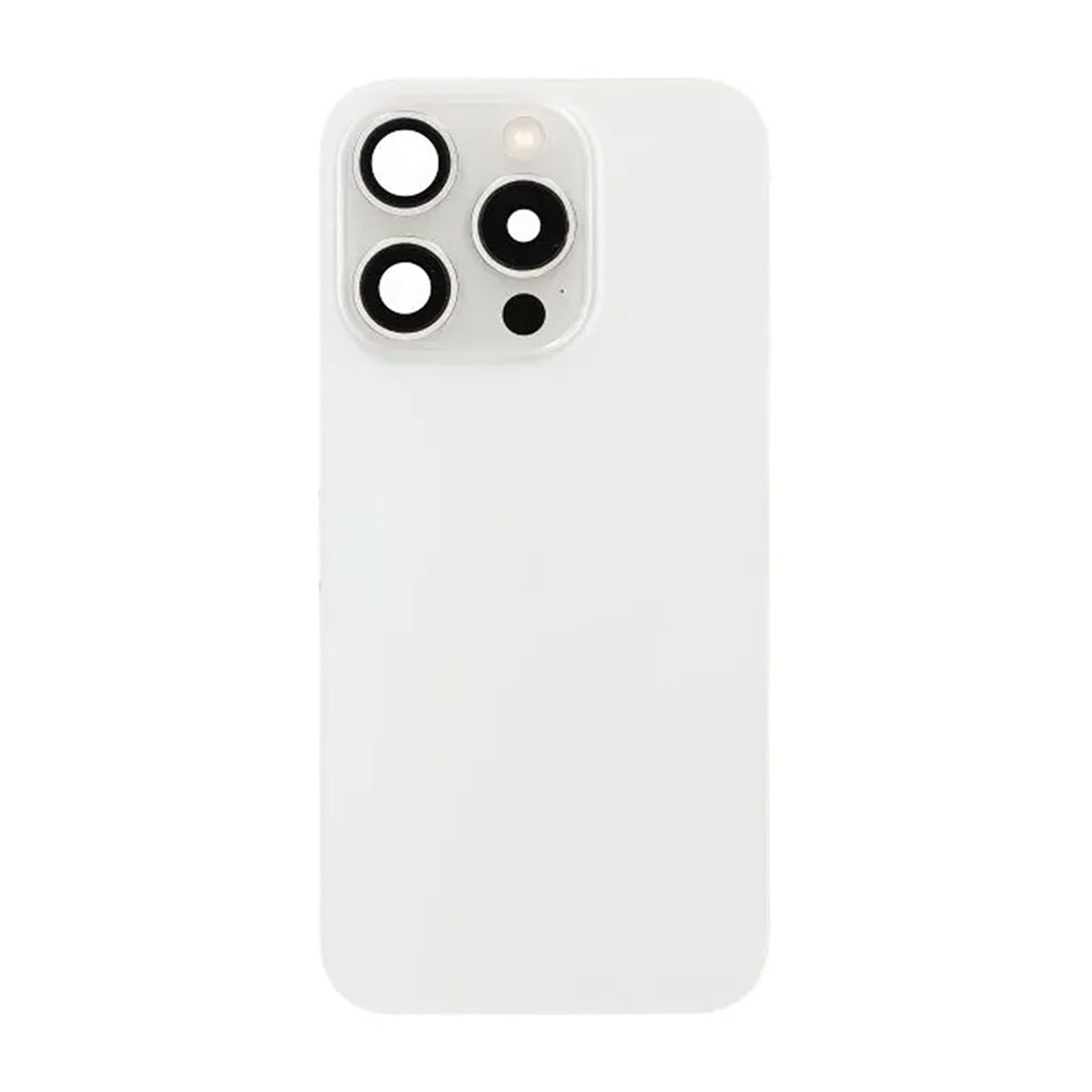 iPhone 15 Pro Baksida Glas Komplett OEM - Vit