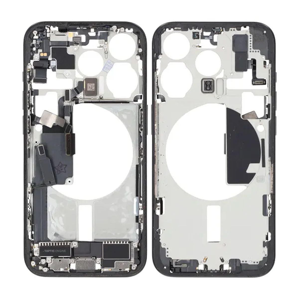 iPhone 15 Pro Back Cover Middle Frame Original Black With Small Parts