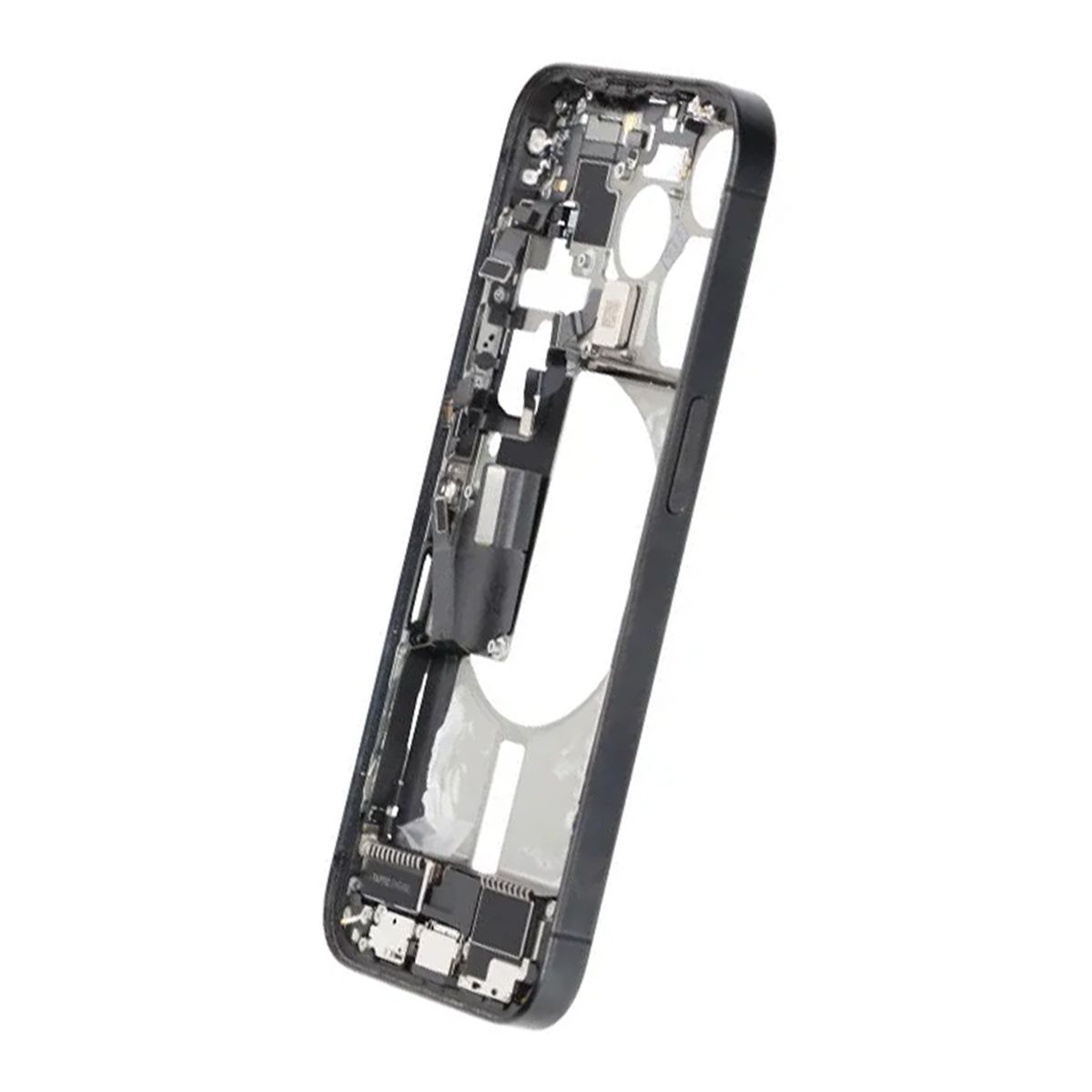iPhone 15 Pro Back Cover Middle Frame Original Black With Small Parts
