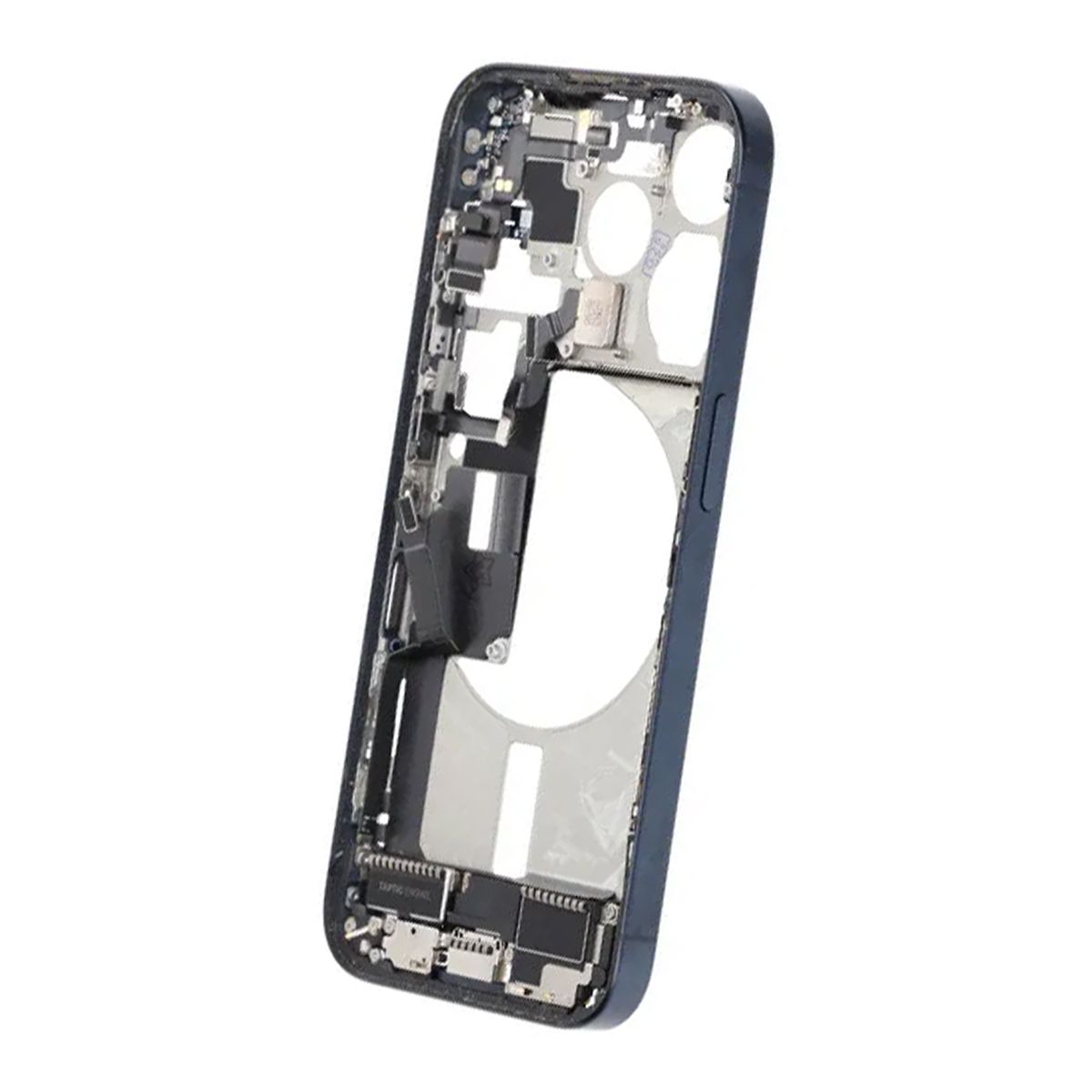 iPhone 15 Pro Back Cover Middle Frame Original Blue With Small Parts