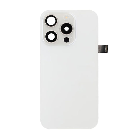 iPhone 15 Pro Baksida Glas Komplett OEM - Titanvit