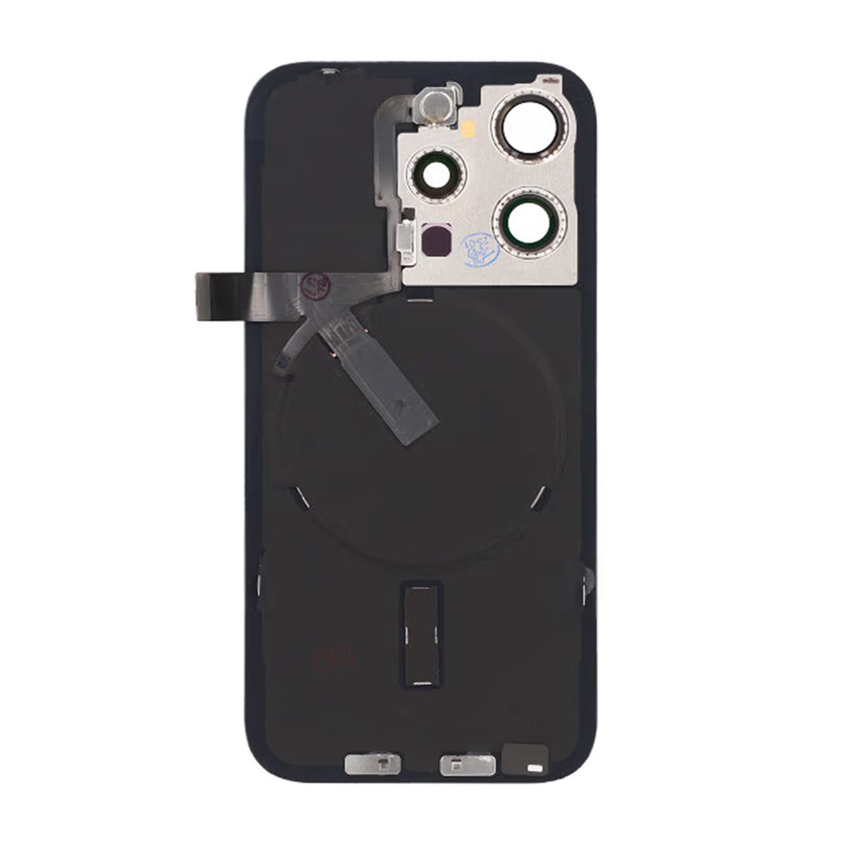 iPhone 15 Pro Baksida Glas Komplett OEM - Titanvit