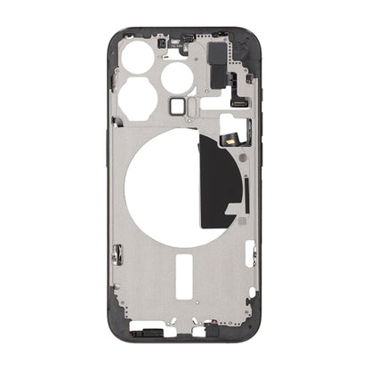 iPhone 15 Pro Middle Frame with Small Parts OEM - Titanium Black