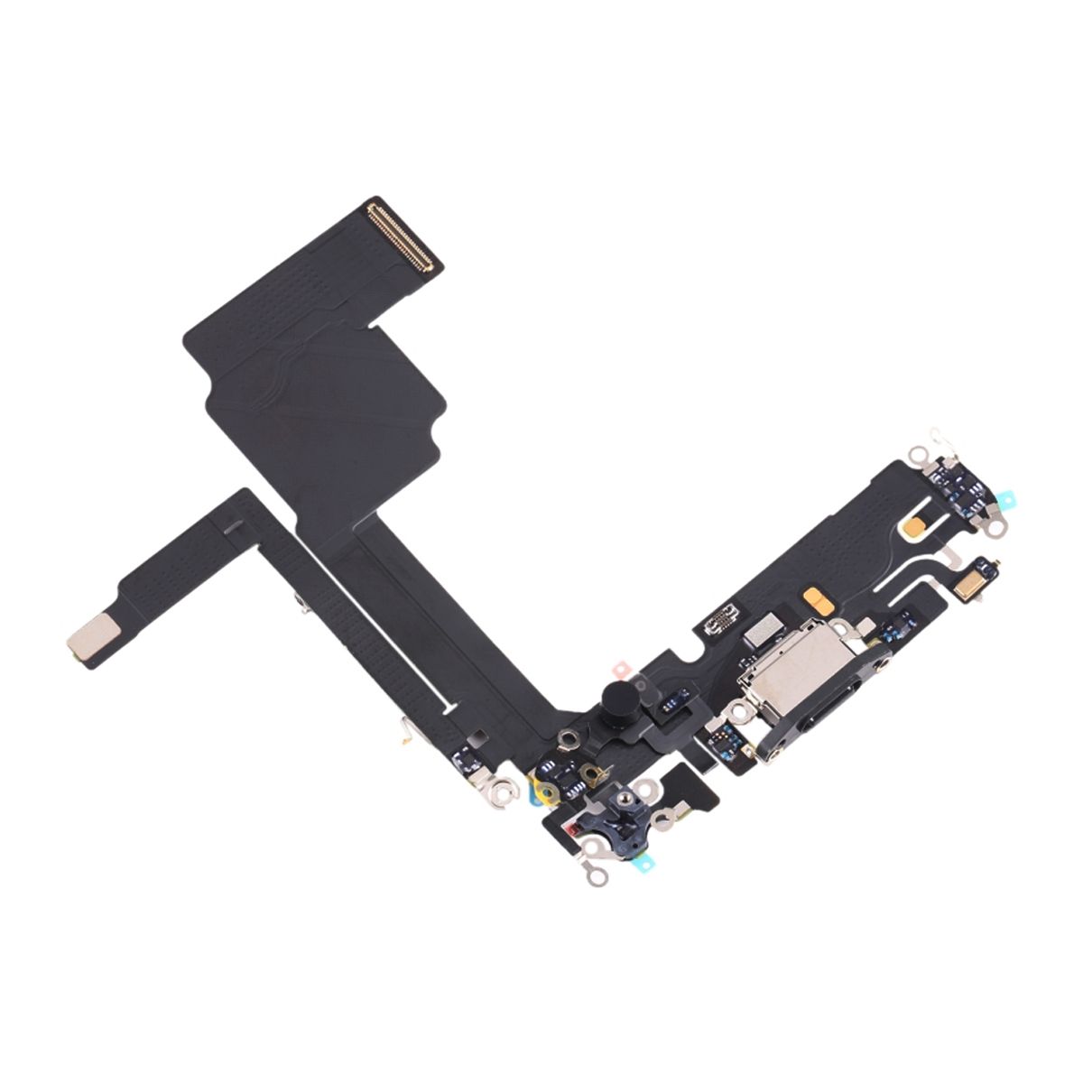 iPhone 15 Pro Laddkontakt med Flexkabel - Svart