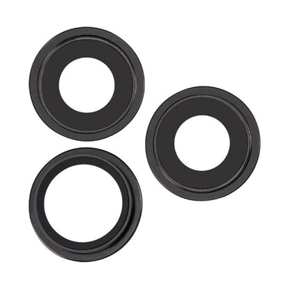 Kameralins med metallram iPhone 15 Pro Max - Svart