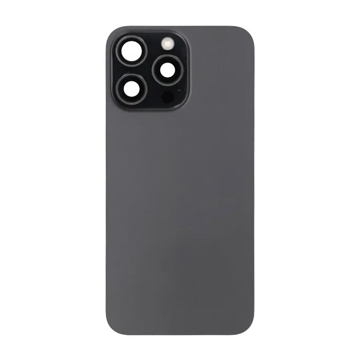 iPhone 15 Pro Max Baksida Glas Komplett OEM - Svart