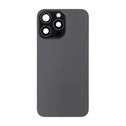 iPhone 15 Pro Max Baksida Glas Komplett OEM - Svart