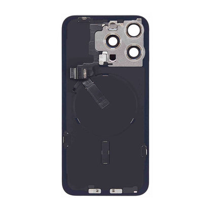 iPhone 15 Pro Max Baksida Glas Komplett OEM - Blå