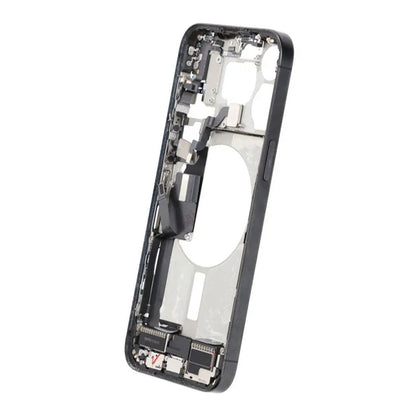 Mittenram med smådelar för iPhone 15 Pro Max - Svart Titan OEM