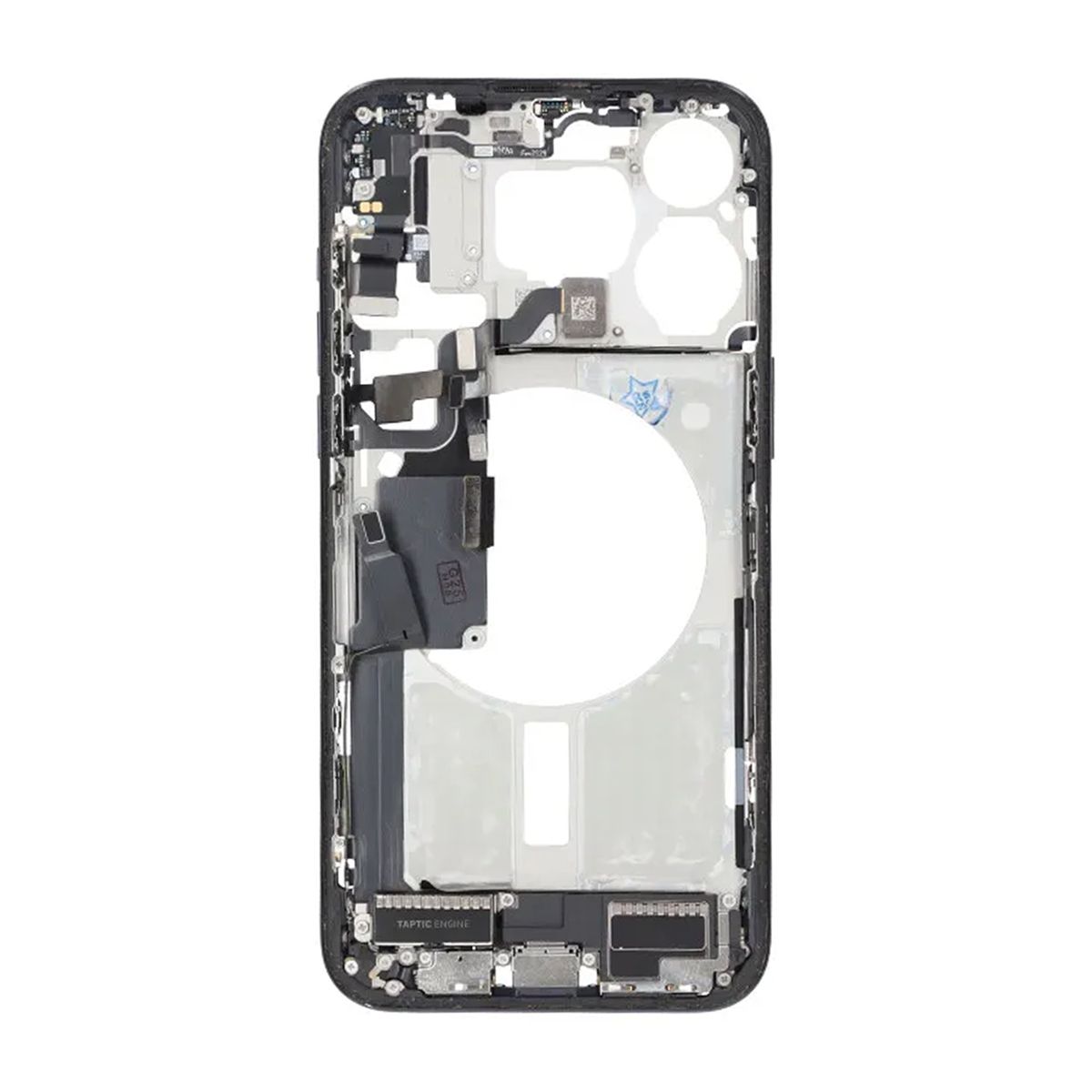 Mittenram med smådelar för iPhone 15 Pro Max - Blå Titan OEM