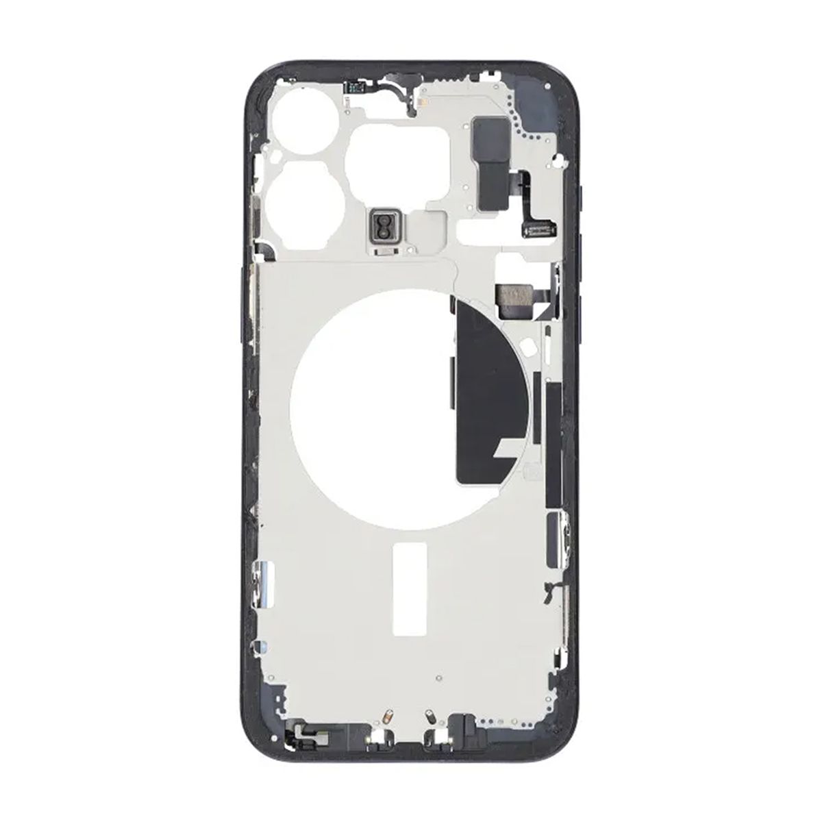 Mittenram med smådelar för iPhone 15 Pro Max - Blå Titan OEM