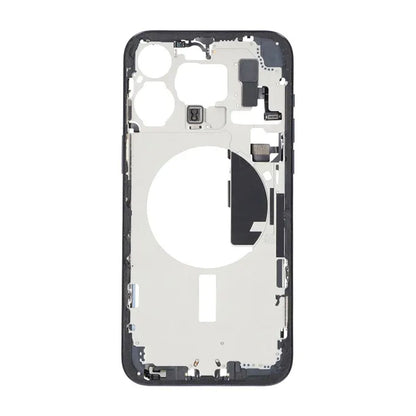 Mittenram med smådelar för iPhone 15 Pro Max - Blå Titan OEM