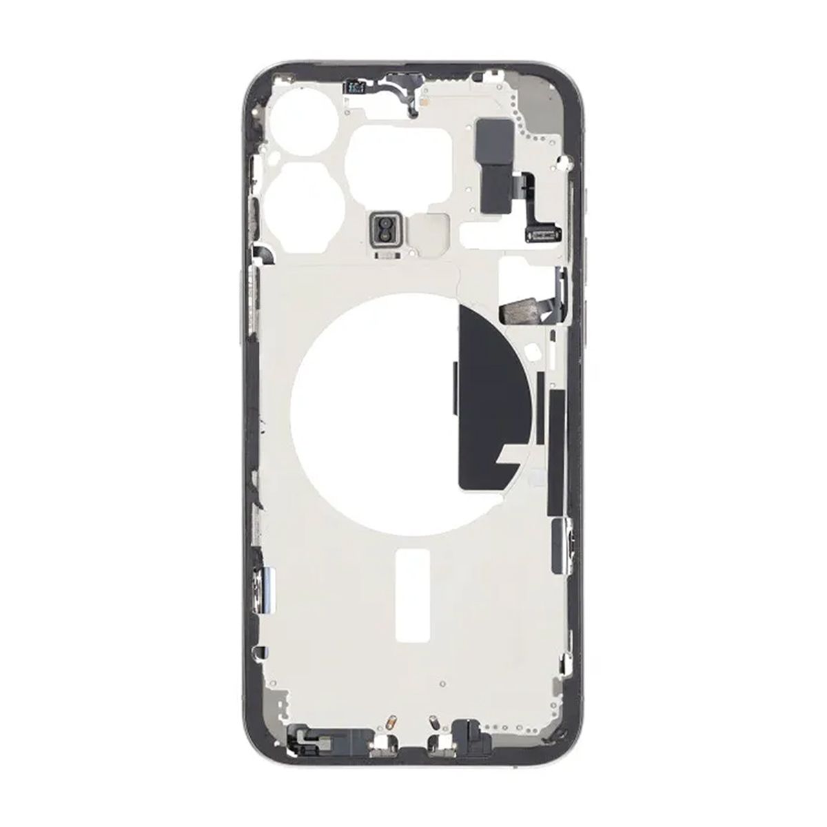 Mittenram med smådelar för iPhone 15 Pro Max - Naturlig Titan OEM