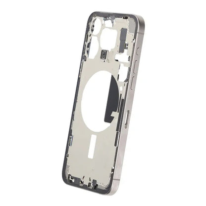 Mittenram med smådelar för iPhone 15 Pro Max - Naturlig Titan OEM