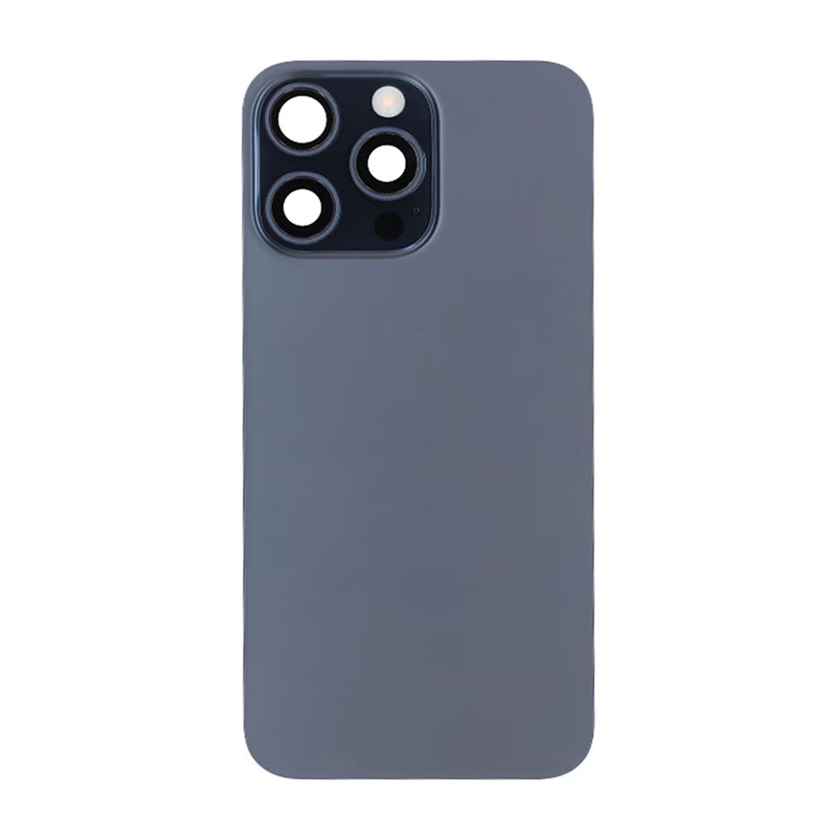 iPhone 15 Pro Max Baksida Glas Komplett OEM - Titanblå