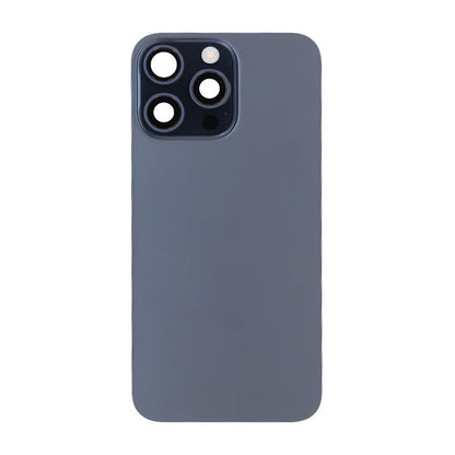 iPhone 15 Pro Max Baksida Glas Komplett OEM - Titanblå