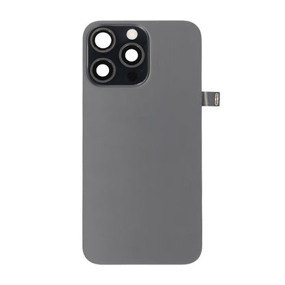 iPhone 15 Pro Max Baksida Glas Komplett OEM - Titansvart