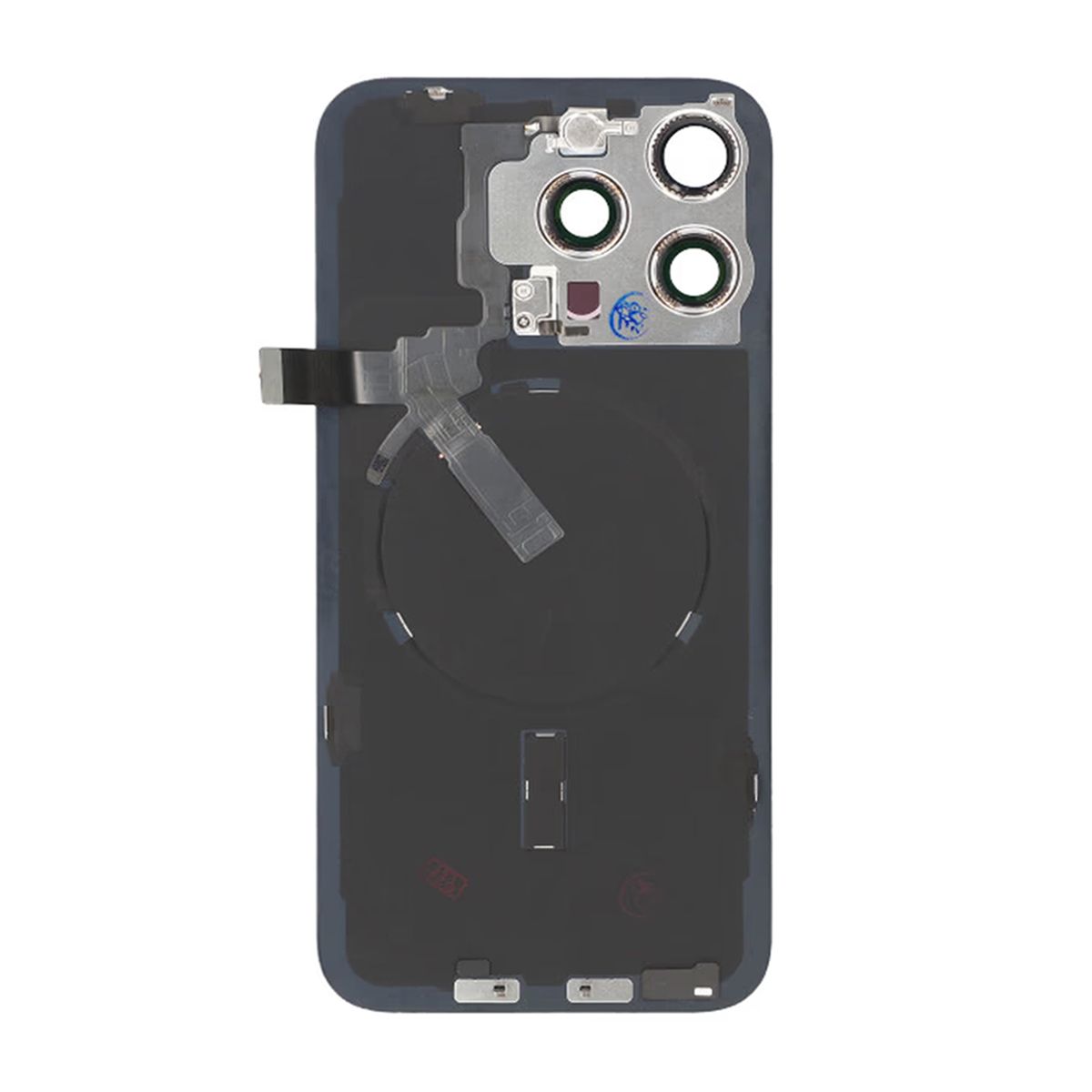 iPhone 15 Pro Max Baksida Glas Komplett OEM - Titanvit