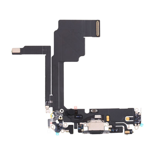 iPhone 15 Pro Max Laddkontakt med Flexkabel - Vit