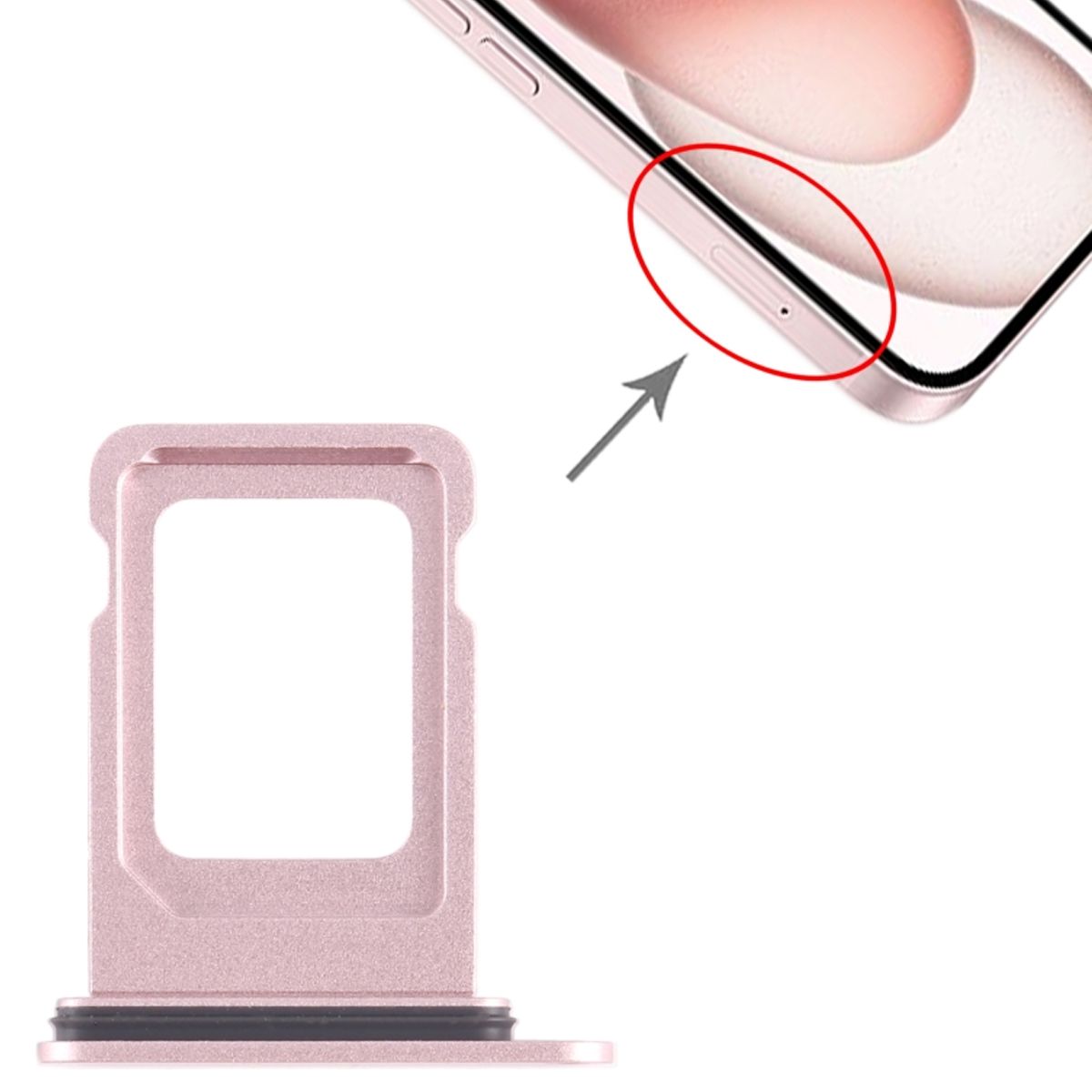 iPhone 15 Sim Card Tray Pink