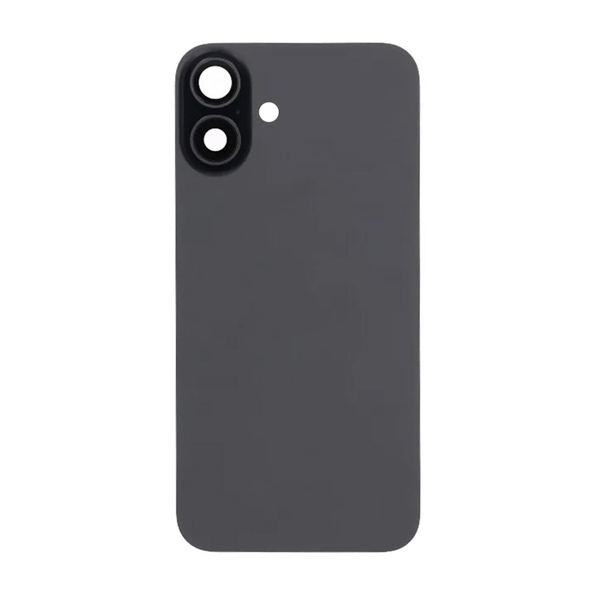 iPhone 16 Back Glass with Magnet and Camera Lens - Black