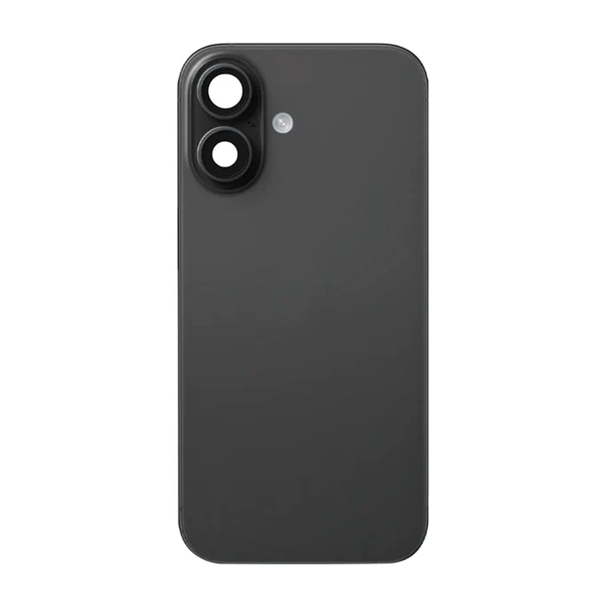iPhone 16 Baksida Glas med smådelar - Svart