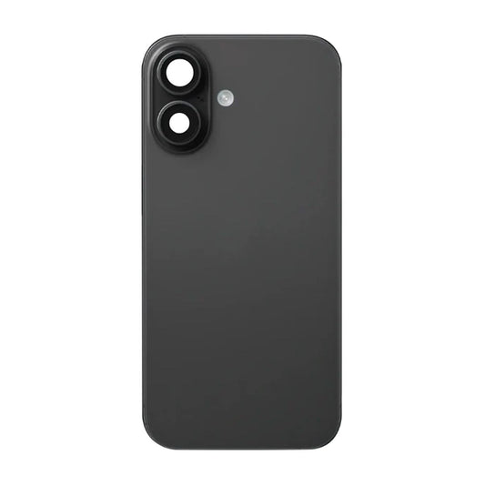 iPhone 16 Baksida Glas med smådelar - Svart