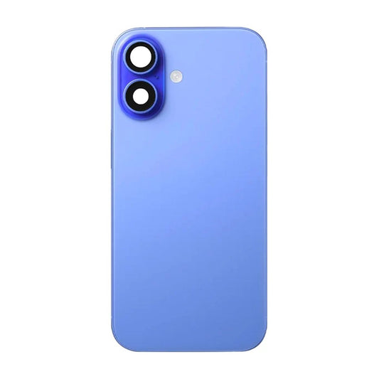 iPhone 16 Baksida Glas med smådelar - Blå