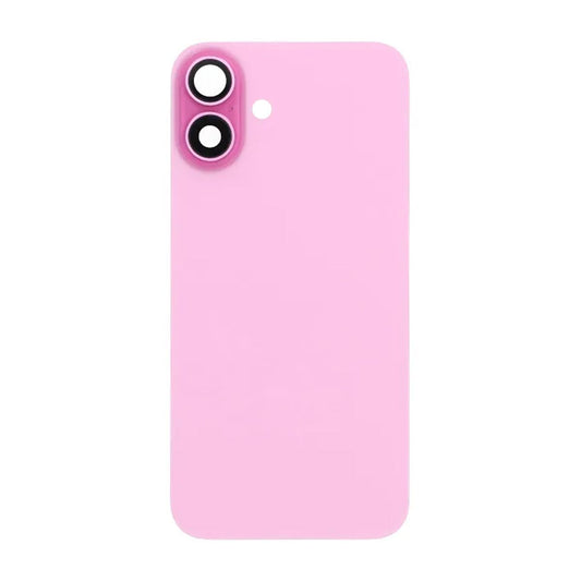 iPhone 16 Baksida Glas med Magnet och Kameralins - Rosa