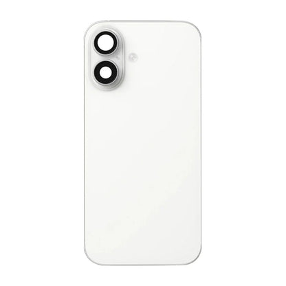 iPhone 16 Baksida Glas med smådelar - Vit