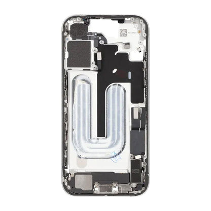 Mittenram med smådelar för iPhone 16 - Vit OEM