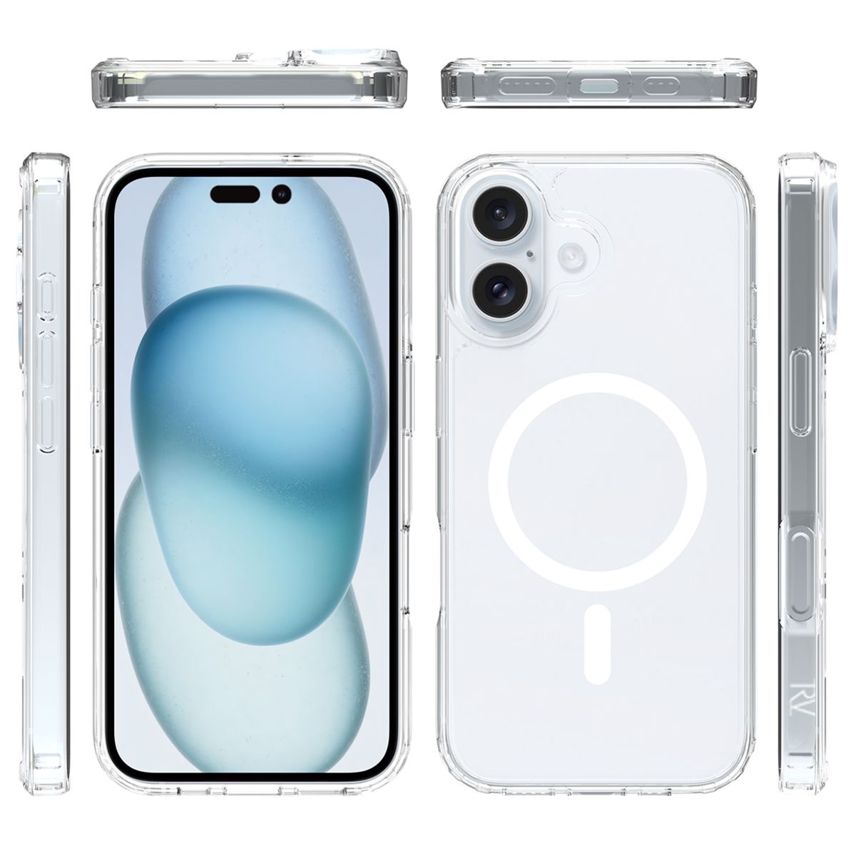 iPhone 16 Case -Magsafe Rvelon Transparent