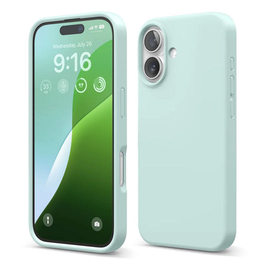 iPhone 16 Case - Silicone Rvelon Green