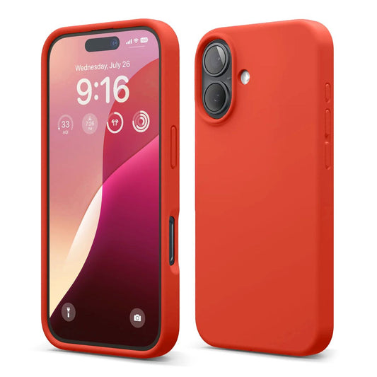 iPhone 16 Case - Silicone Rvelon Red