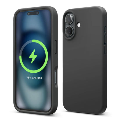 iPhone 16 Case - Silicone With Magsafe Rvelon Black