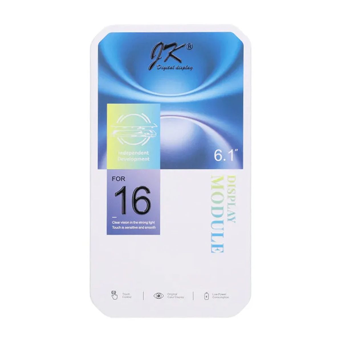 iPhone 16 JK In-Cell FHD COF LCD Display High Quality Black