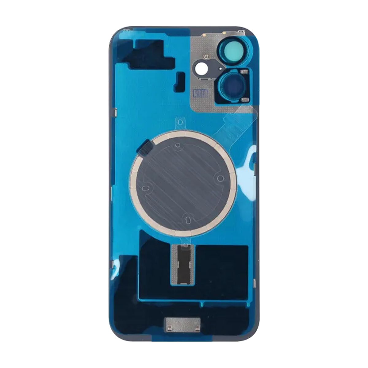 iPhone 16 Plus Baksida Glas med Magnet och Kameralins - Rosa