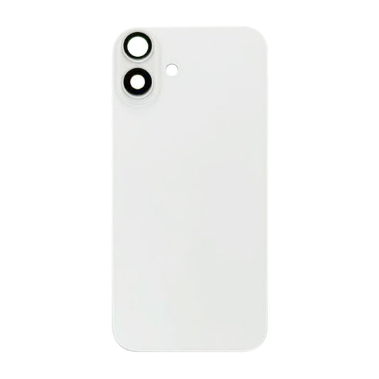 iPhone 16 Plus Baksida Glas med Magnet och Kameralins - Vit