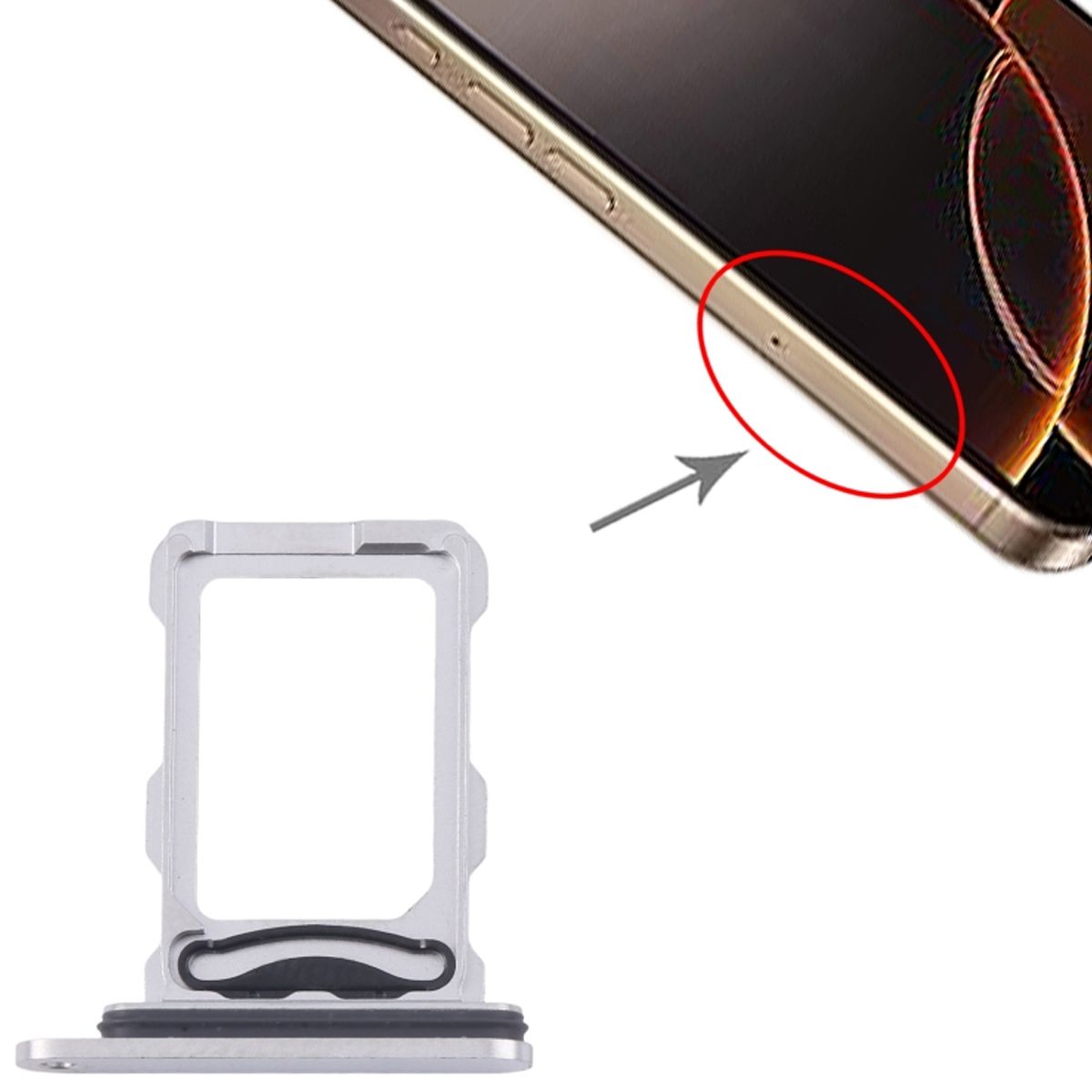 iPhone 16 Pro/16 Pro Max Simkortshållare - Vit